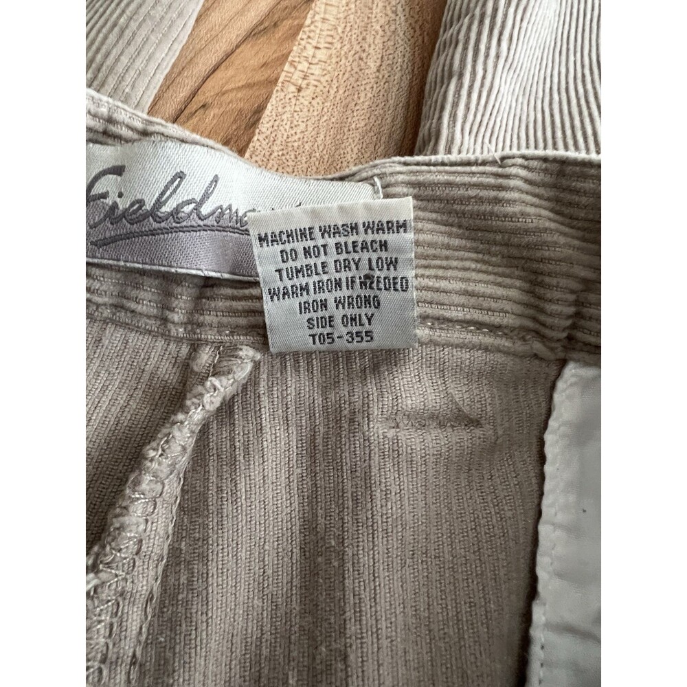 Vintage Men's 100% Cotton Corduroy Flat Front Pants Tan Khaki 40 x 32 - Picture 8 of 8